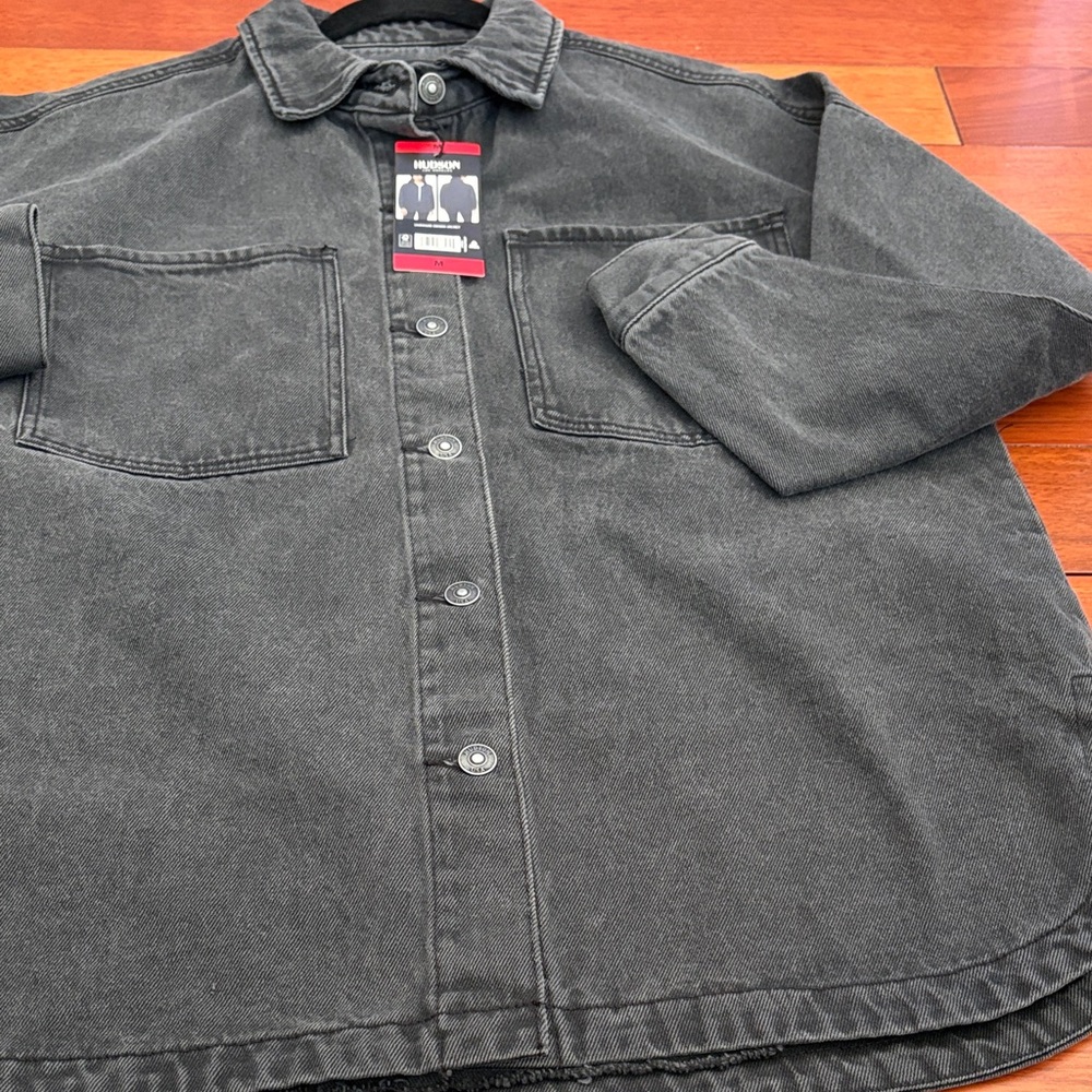 Hudson Jeans Dark Denim Jacket - Picture 7 of 8